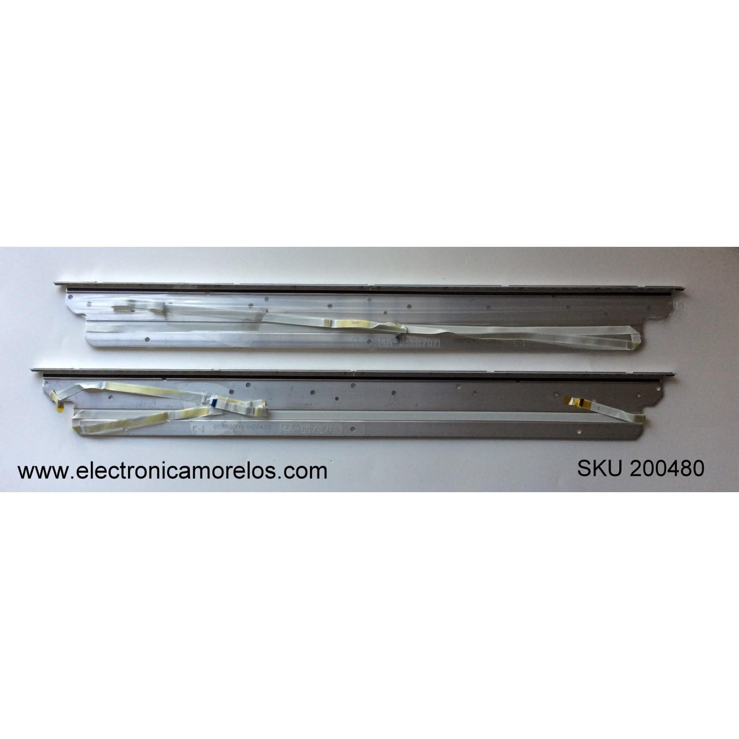 KIT DE LED PARA TV (2 PIEZAS) / SONY 4A-D078707 / 4A-D078708 / 078707N31A / 078708N31A / V500H1-LS5-TREM4 / V500H1-LS5-TLEM4 / PANEL V500HK1-LS5 REV.C1 / MODELOS KDL-50EX645 / 50L5200U / LC-50LE440U LC-50LE442U / LE50FHDF3010TA / 50K316DW